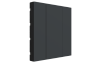 Interra ITR340-0204 iSwitch+ - 2-кнопочный KNX выключатель, пластик, антрацит матовый